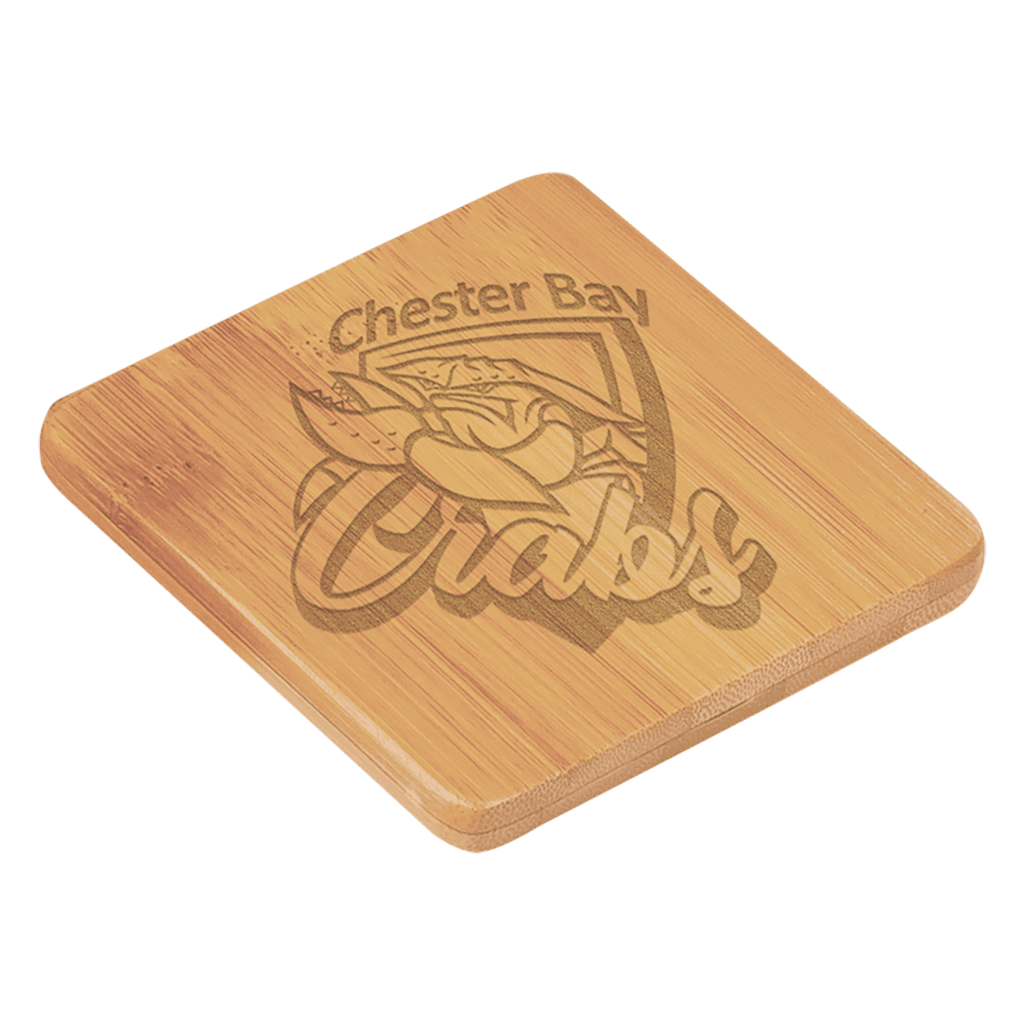 Square Bamboo Coaster 3 1/2" x 3 1/2"