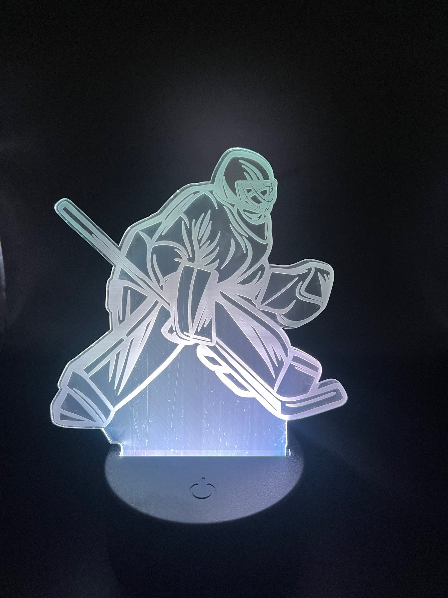 🏒 Introducing our Custom Lasered LED Hockey Lights! 🏒