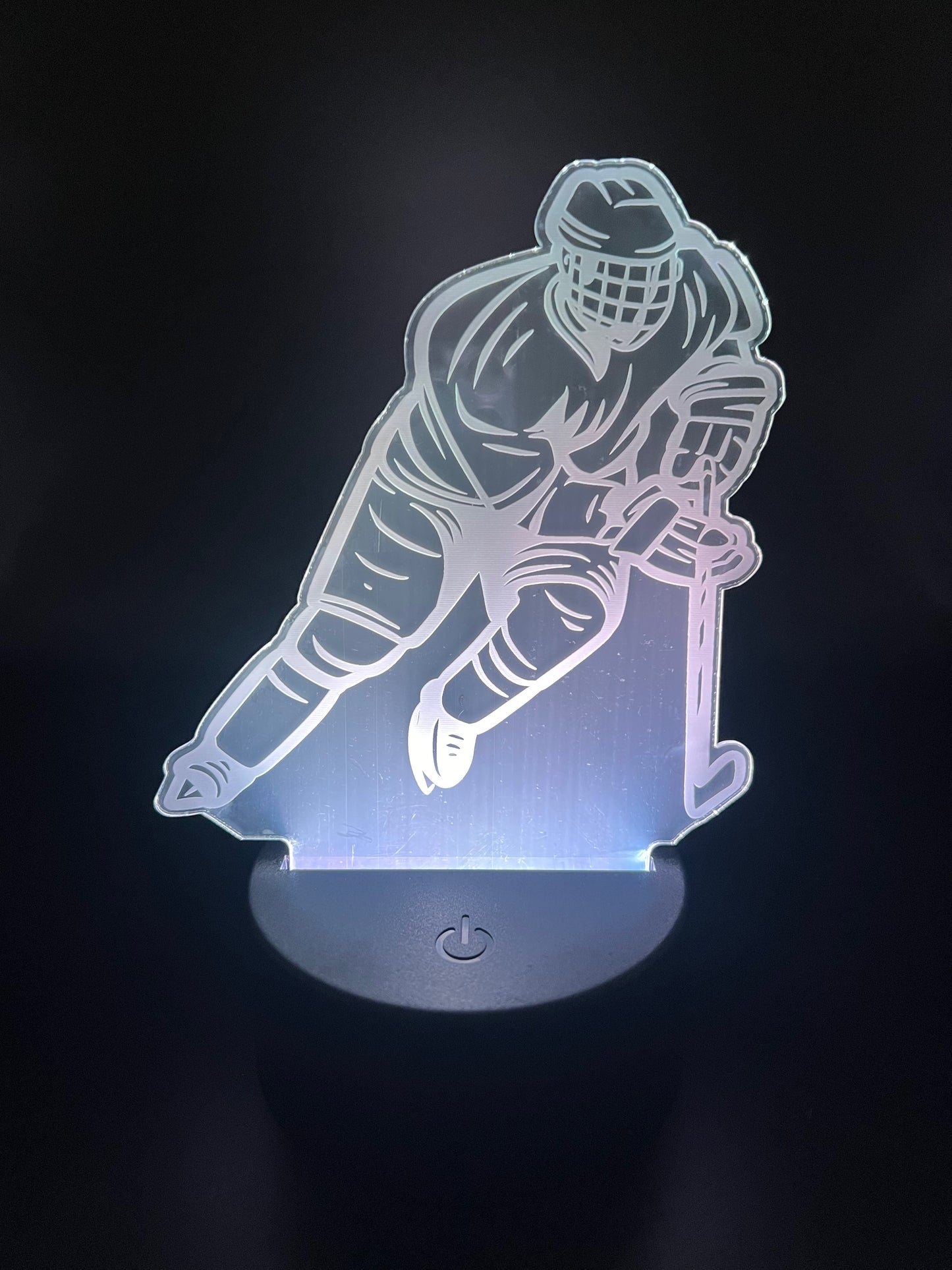 🏒 Introducing our Custom Lasered LED Hockey Lights! 🏒