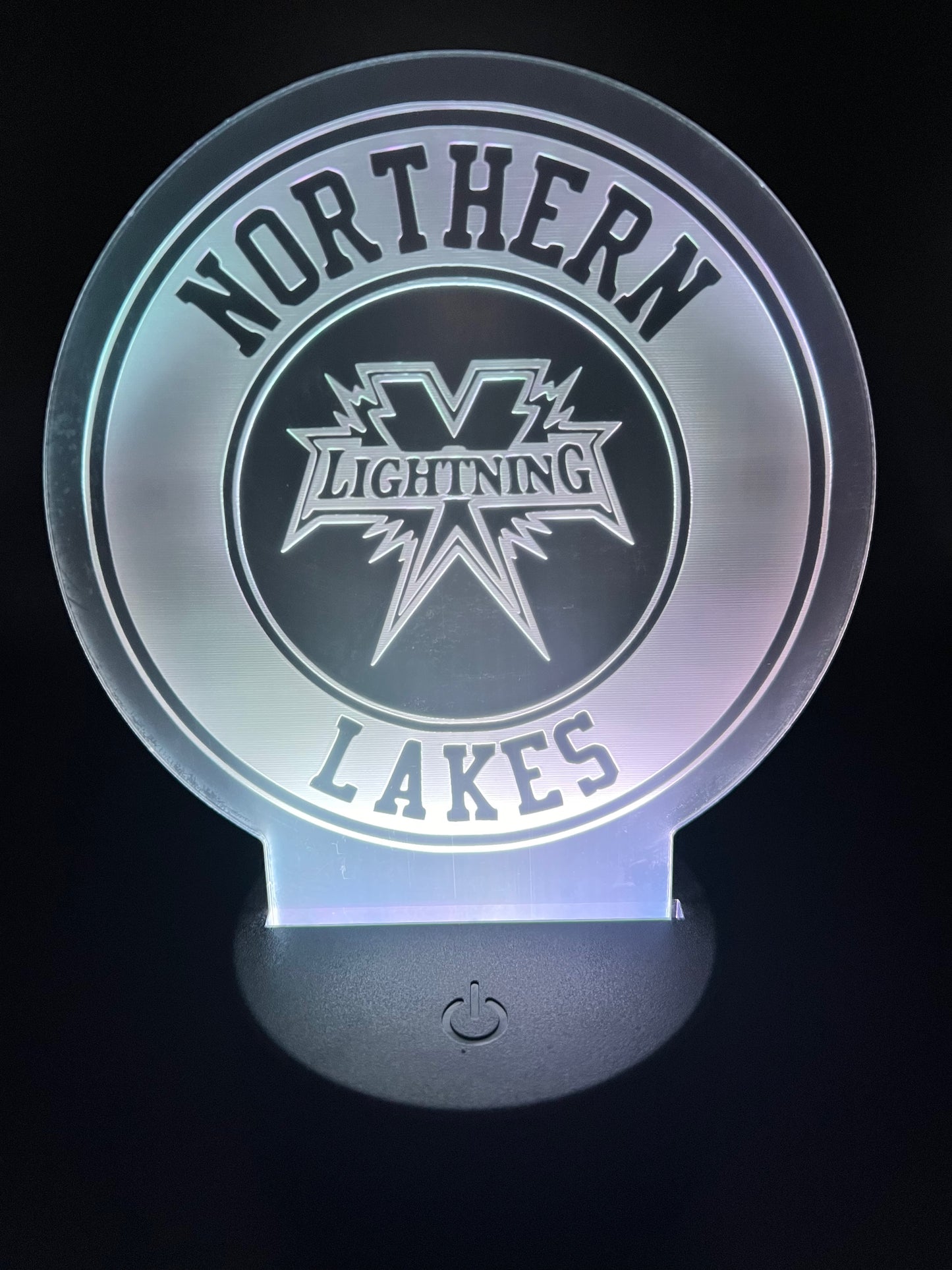 🏒 Introducing our Custom Lasered LED Hockey Lights! 🏒