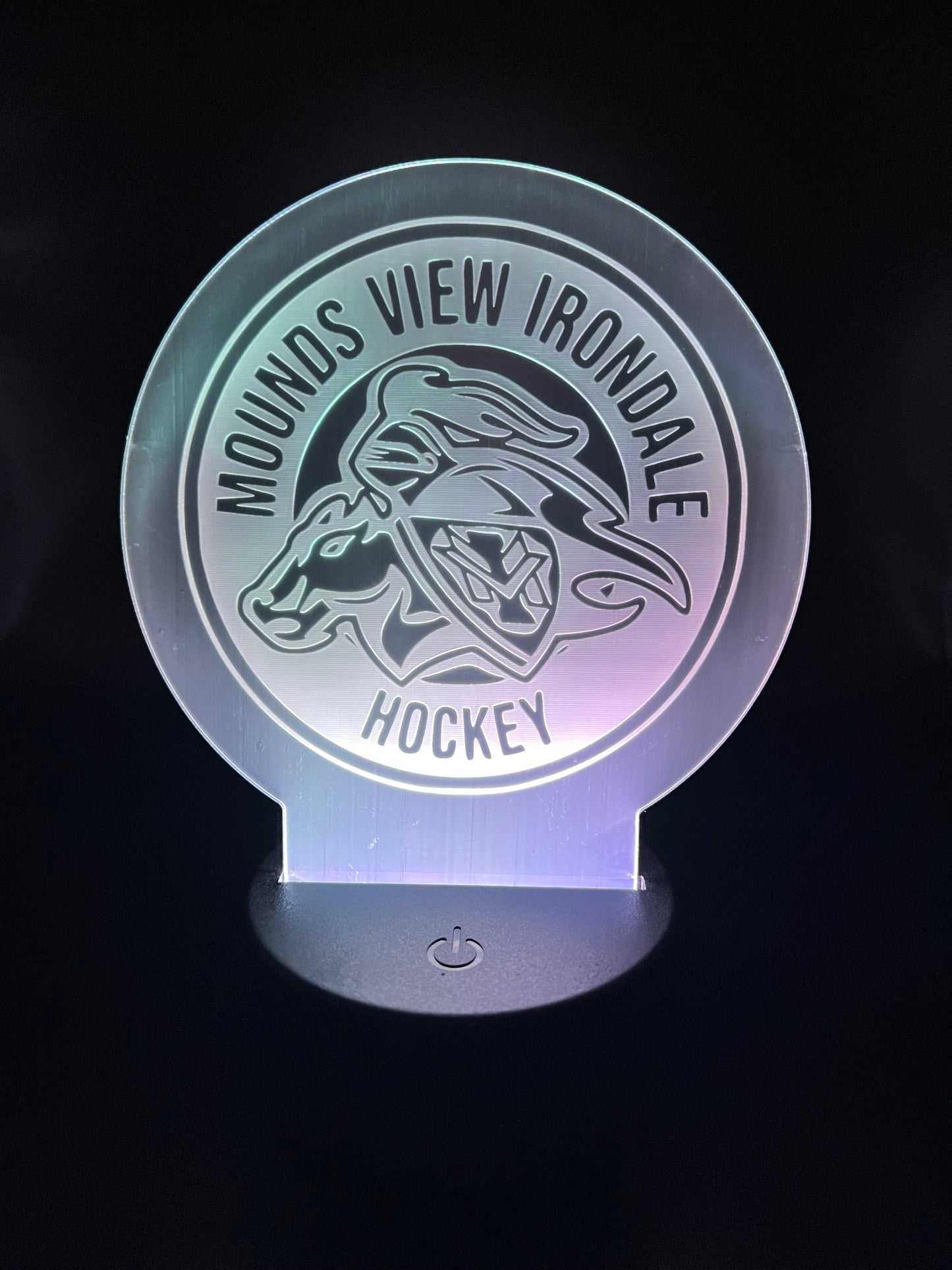 🏒 Introducing our Custom Lasered LED Hockey Lights! 🏒