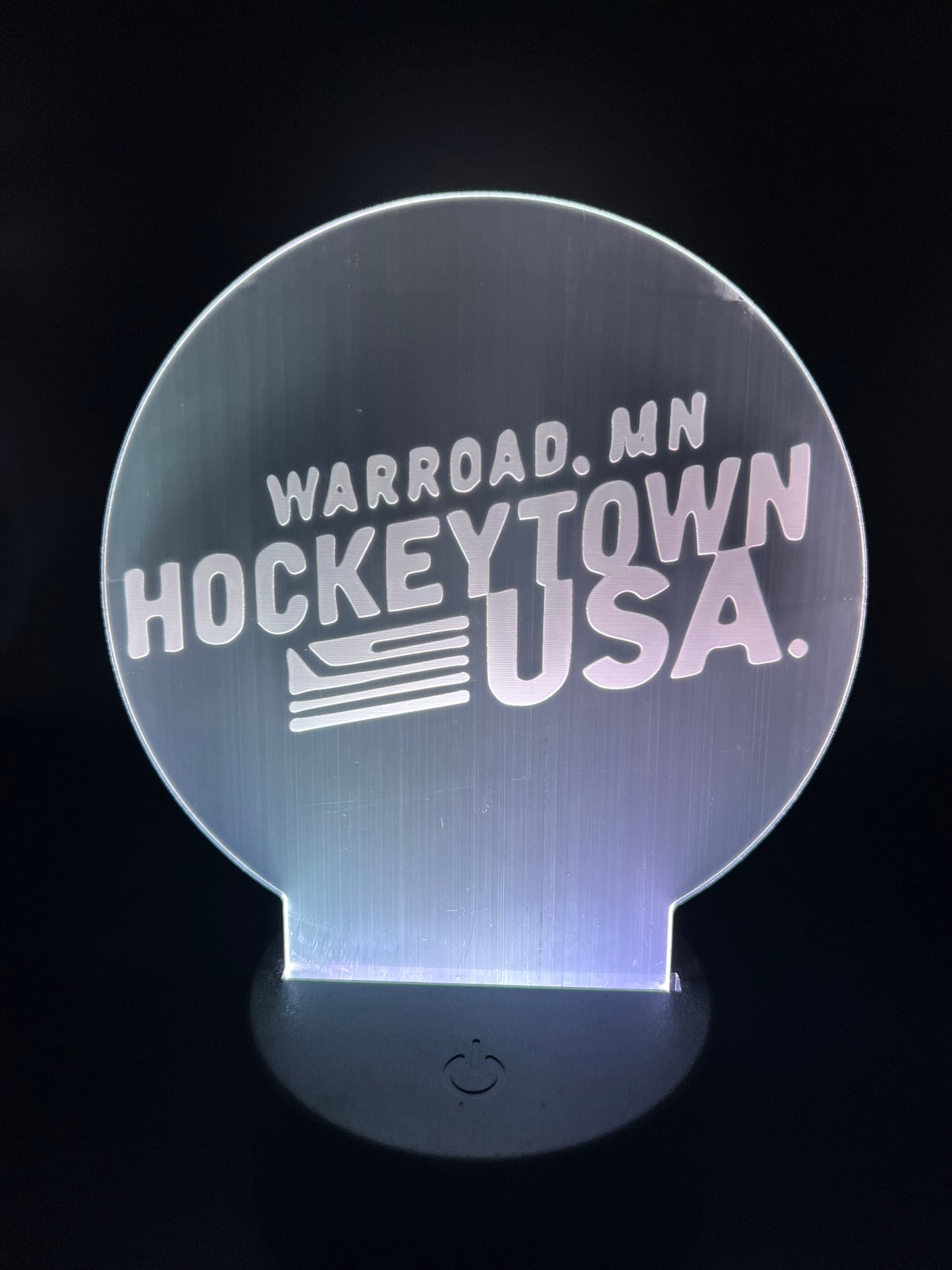 🏒 Introducing our Custom Lasered LED Hockey Lights! 🏒