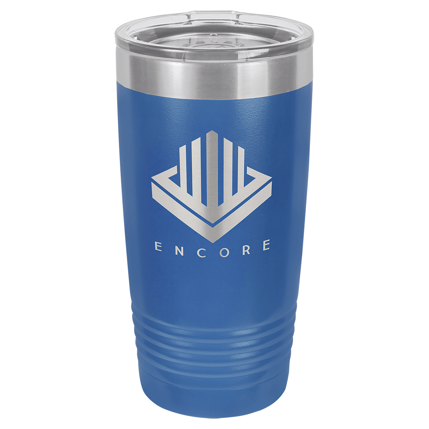 Blue 20 oz. Polar Camel Ringneck Tumbler with Clear Lid