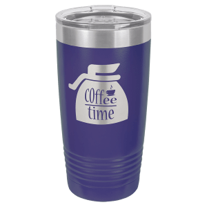 Purple 20 oz. Polar Camel Ringneck Tumbler with Clear Lid