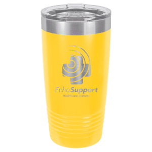 Yellow 20 oz. Polar Camel Ringneck Tumbler with Clear Lid