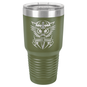 A Tumbler 30 oz. Polar Camel Vacuum Insulated Ringneck Tumbler with Clear Lid