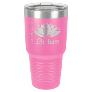 A Tumbler 30 oz. Polar Camel Vacuum Insulated Ringneck Tumbler with Clear Lid